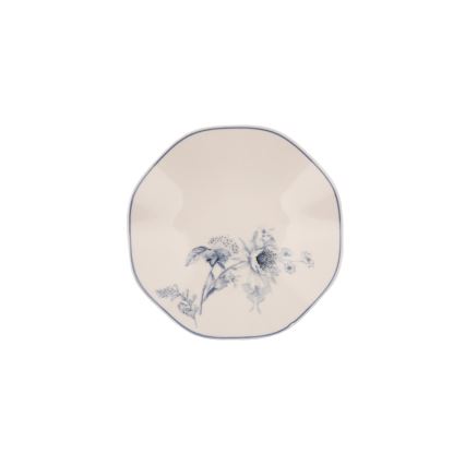 Σετ πιάτων 24 τεμ. λευκό/μπλε/πορσελάνη
