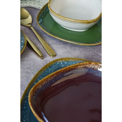 Σετ πιάτων 24 τεμ., πολύχρωμο/κεραμικό