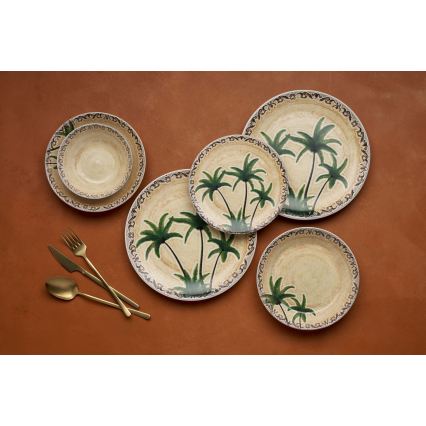 Σετ πιάτων 24 τεμ. πολύχρωμο/κεραμικό