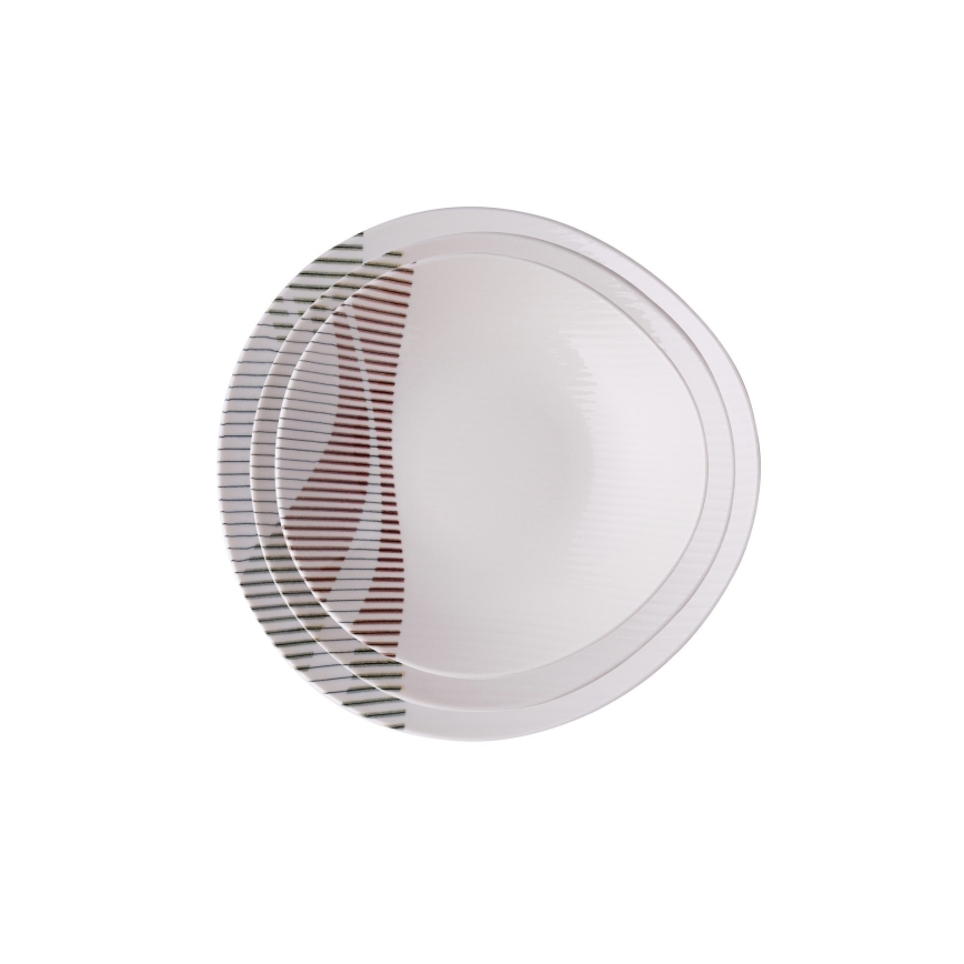 Σετ πιάτων 24 τεμ. πολύχρωμο/πορσελάνη