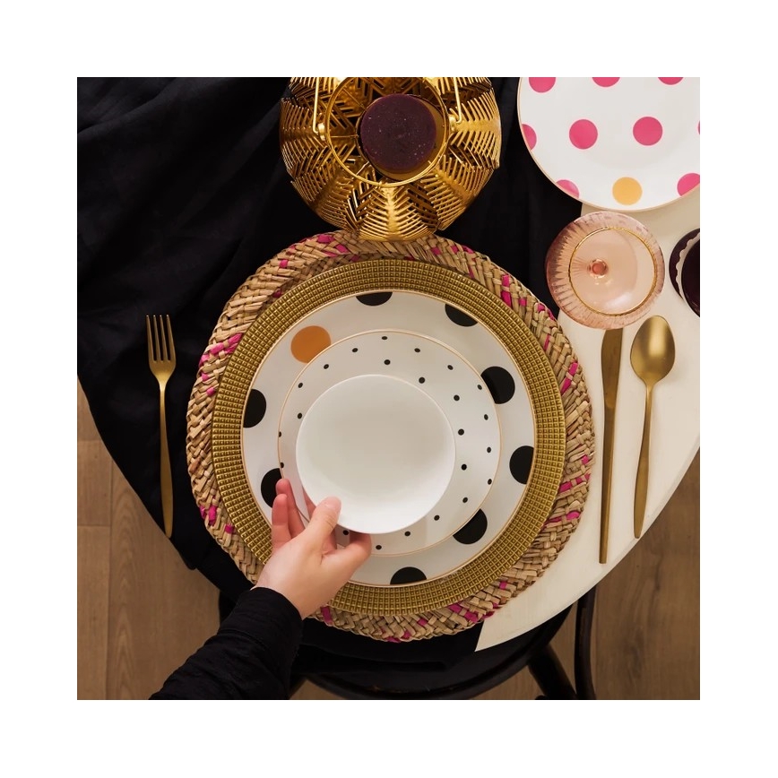 Σετ πιάτων 24 τεμ. πολύχρωμο/πορσελάνη