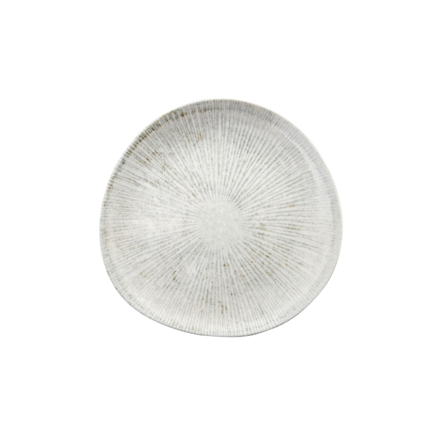 Σετ πιάτων 24 τεμ. γκρι/πορσελάνη