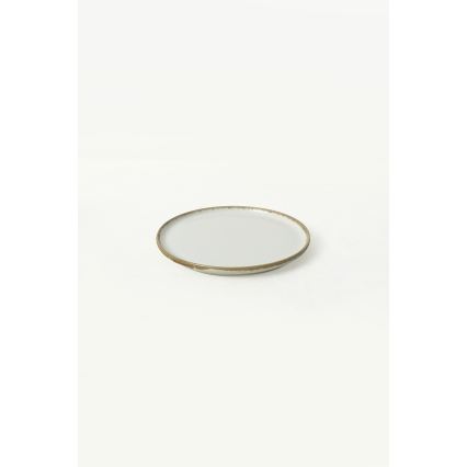 Σετ πιάτων 24 τεμ. εκρού/καφέ/κεραμικό