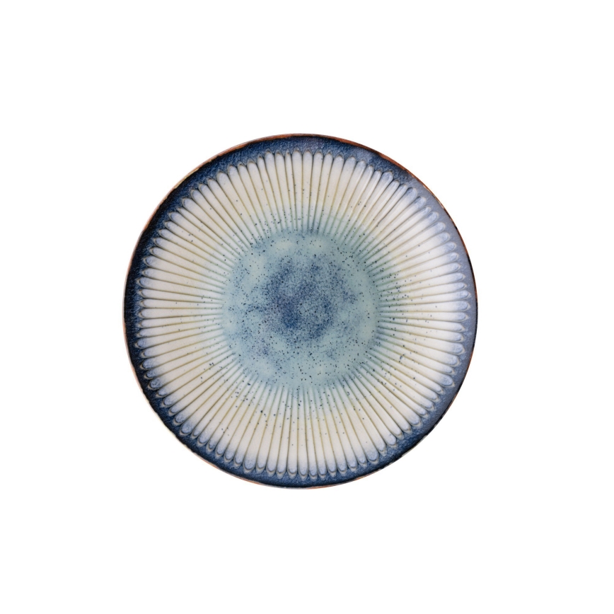 Σετ πιάτων 24 τεμ. μπλε/πορσελάνη