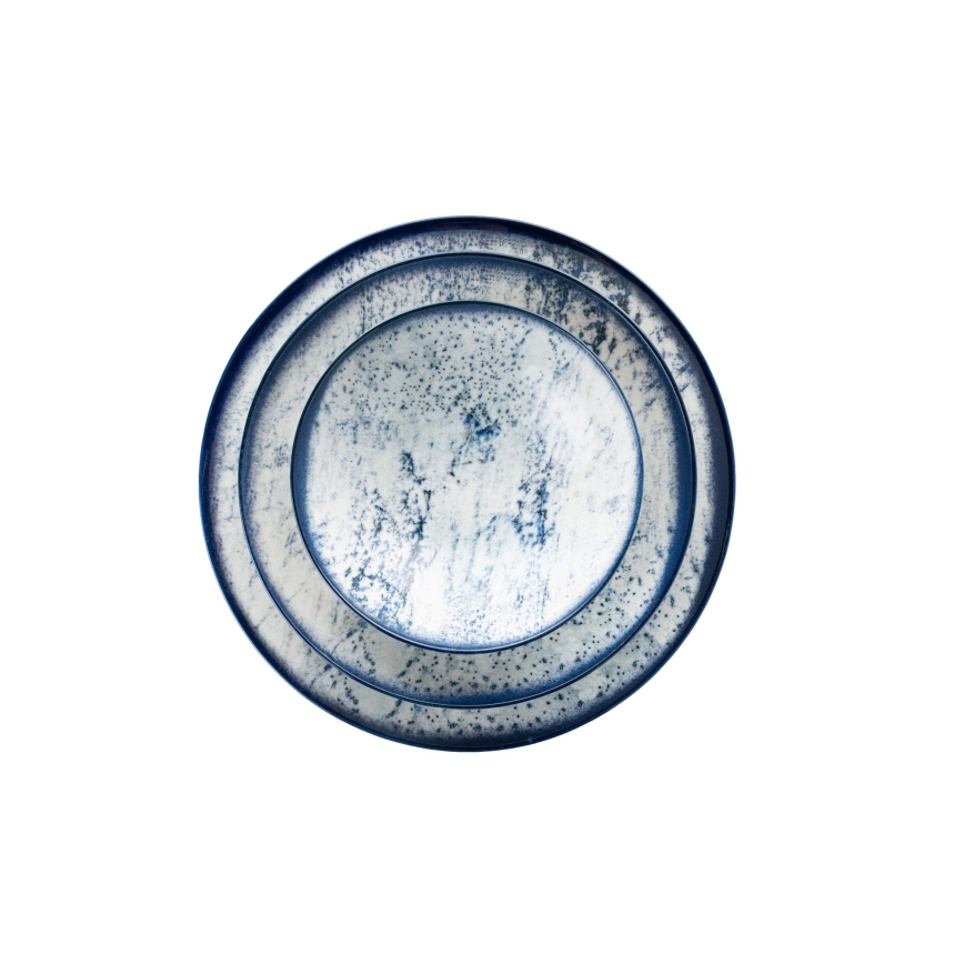 Σετ πιάτων 24 τεμ. μπλε/πορσελάνη