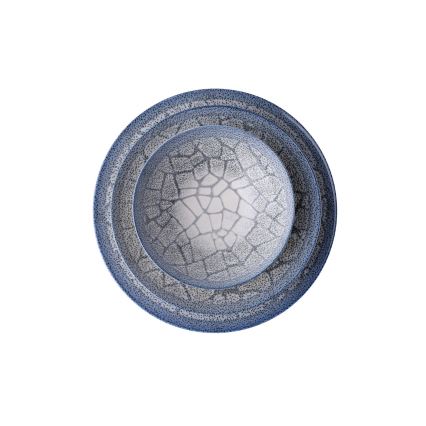 Σετ πιάτων 24 τεμ. μπλε/πορσελάνη