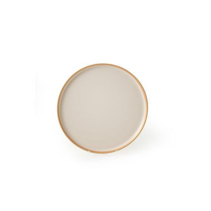 Σετ πιάτων 24 τεμ. μπεζ/κεραμικό