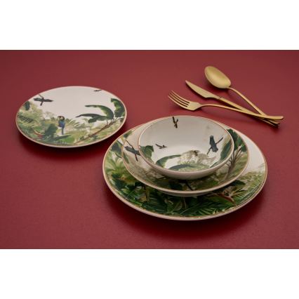 Σετ τραπεζαρίας 24 τεμ. πολύχρωμο/κεραμικό