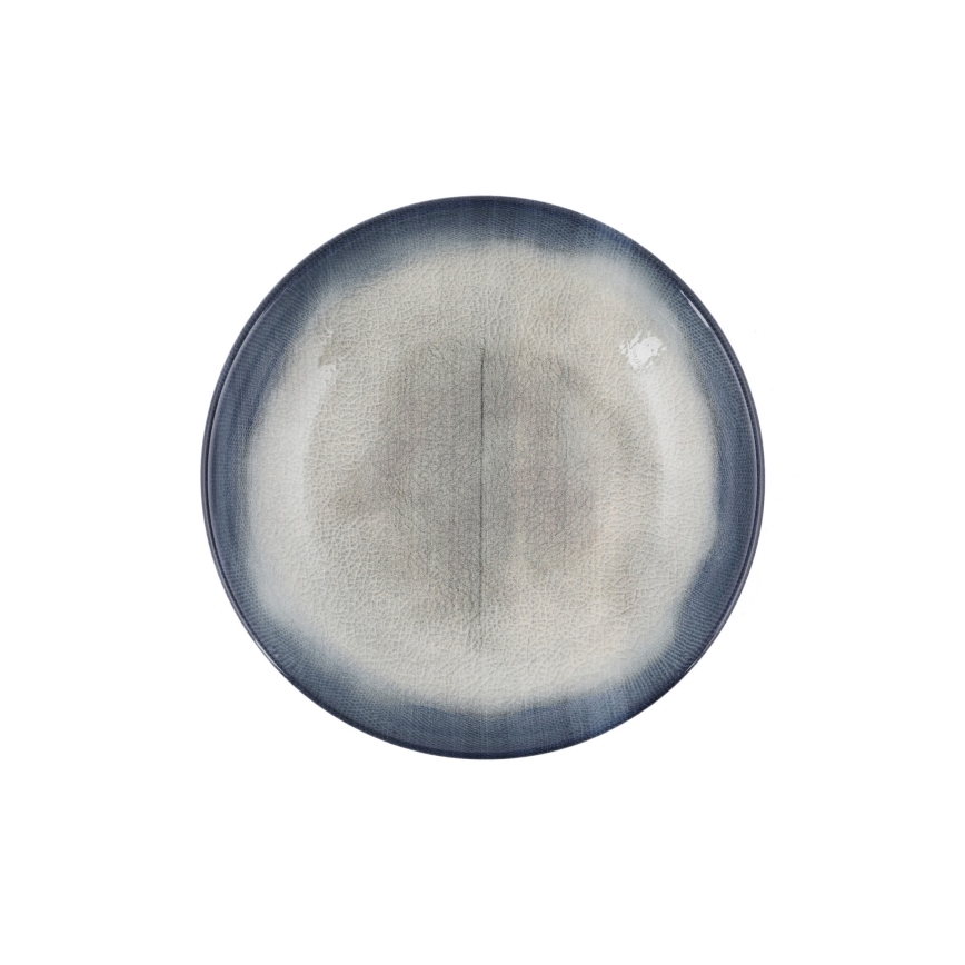 Σετ τραπεζαρίας 26 τεμ., μπλε/καφέ, πορσελάνη