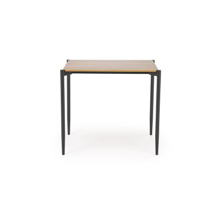 Σετ τραπεζαρίας NANDO 84x54 cm γκρι/καφέ/μαύρο