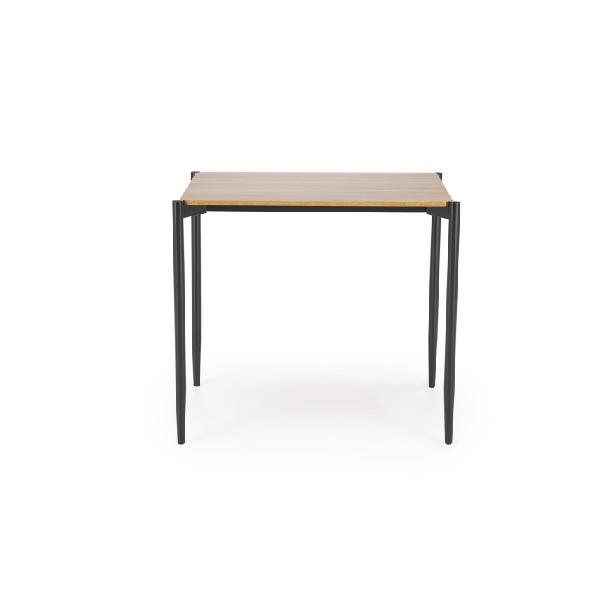 Σετ τραπεζαρίας NANDO 84x54 cm γκρι/καφέ/μαύρο