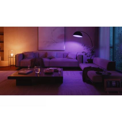 Σετ εκκίνησης Philips Hue WHITE AND COLOR AMBIANCE 2xE27/8,1W 1000-20000K + Hue Bridge