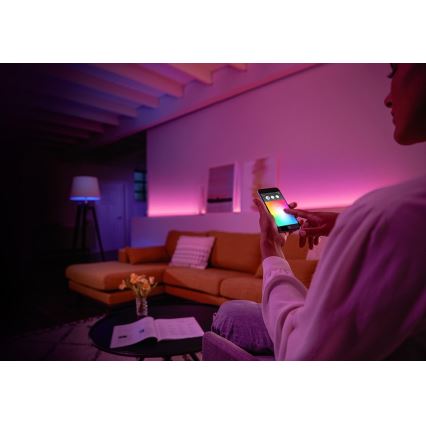 Σετ εκκίνησης Philips Hue WHITE AND COLOR AMBIANCE 2xE27/9W/230V 2000-6500K + Hue bridge