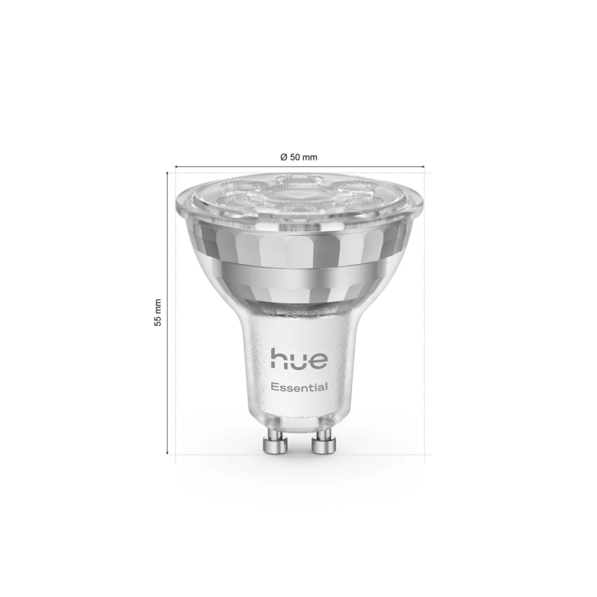 Βασικό σετ Philips Hue White And Color Ambiance Essential 3xGU10/4,7W/230V 2200-6500K + Hue bridge