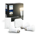 Σετ εκκίνησης Philips Hue White 3xE27/9W 2700K + Hue Bridge και διακόπτης ρύθμισης φωτεινότητας