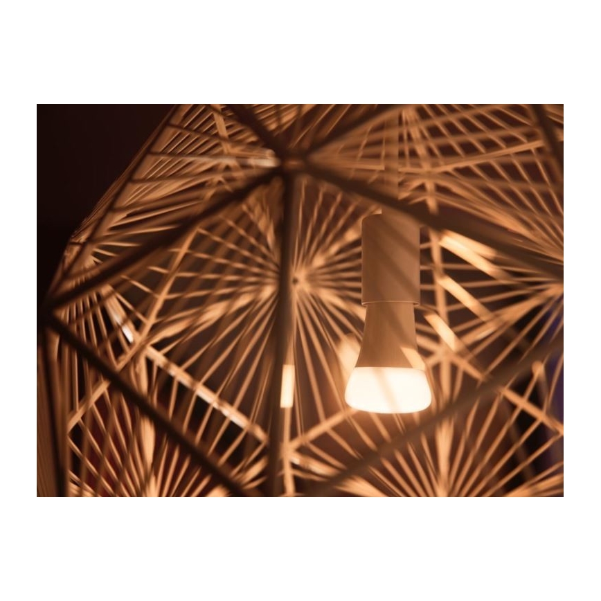 Σετ εκκίνησης Philips Hue WHITE AMBIANCE 2xE27/8W/230V + Hue Bridge και διακόπτης dimmer