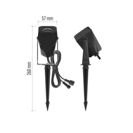 LED RGBIC ρυθμιζόμενη εξωτερική λάμπα GoSmart - επέκταση LED/1,5W/12V 3000-6500K IP65 Wi-Fi Tuya