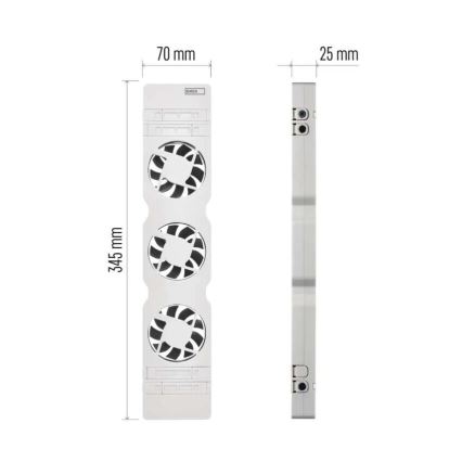 Σετ επέκτασης για ανεμιστήρα ψυγείου 5V λευκό