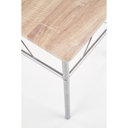 Σετ μπαλκονιού LANCE 82x50 cm μέταλλο/δρυς sonoma