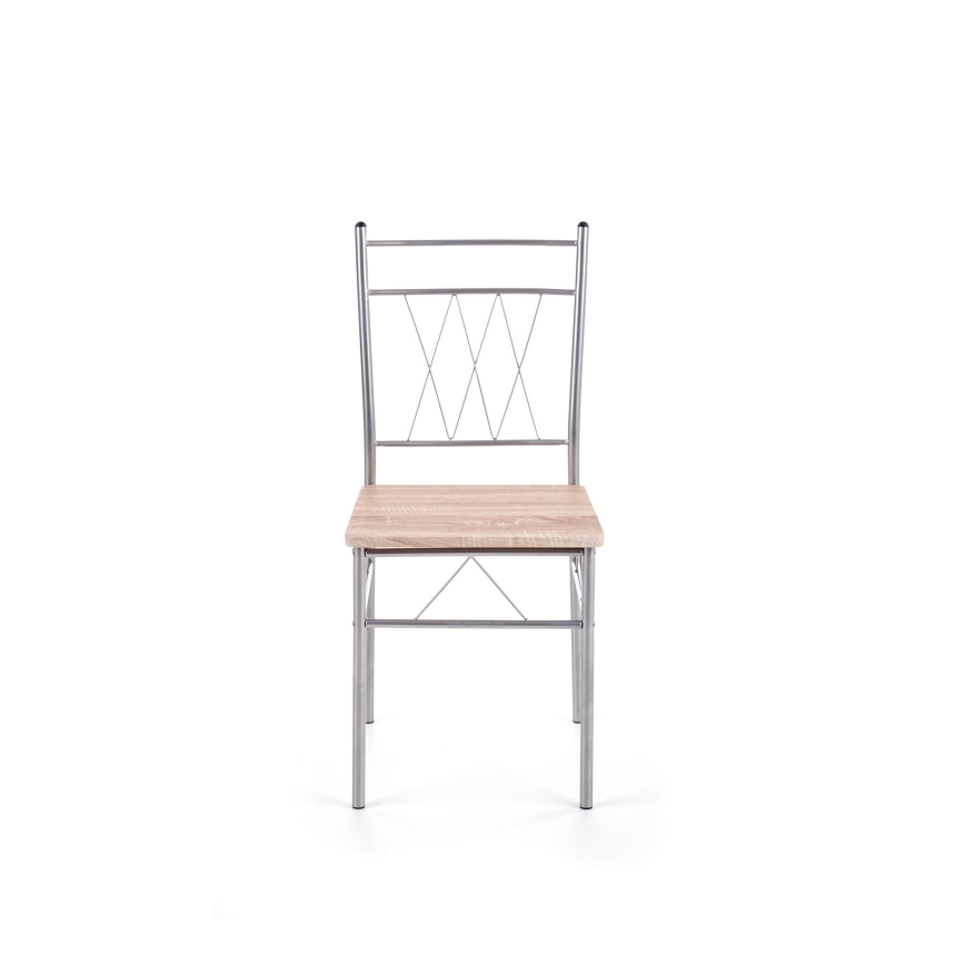 Σετ μπαλκονιού LANCE 82x50 cm μέταλλο/δρυς sonoma