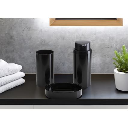 Σετ μπάνιου CARMEN 5 τμχ μαύρο