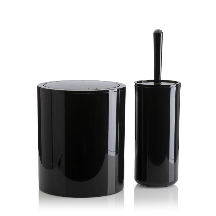 Σετ μπάνιου CARMEN 5 τμχ μαύρο