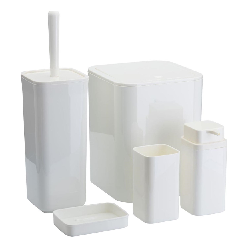 Σετ μπάνιου SIERRA 5 τμχ λευκό