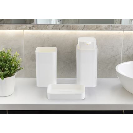 Σετ μπάνιου SIERRA 5 τμχ λευκό