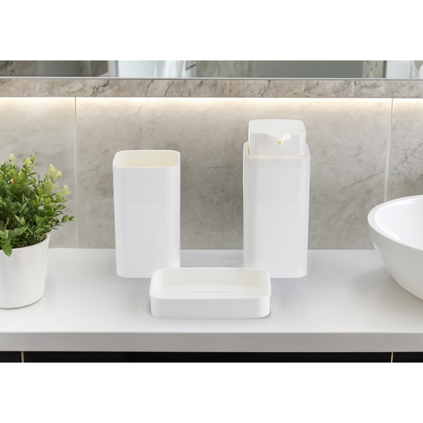 Σετ μπάνιου SIERRA 5 τμχ λευκό