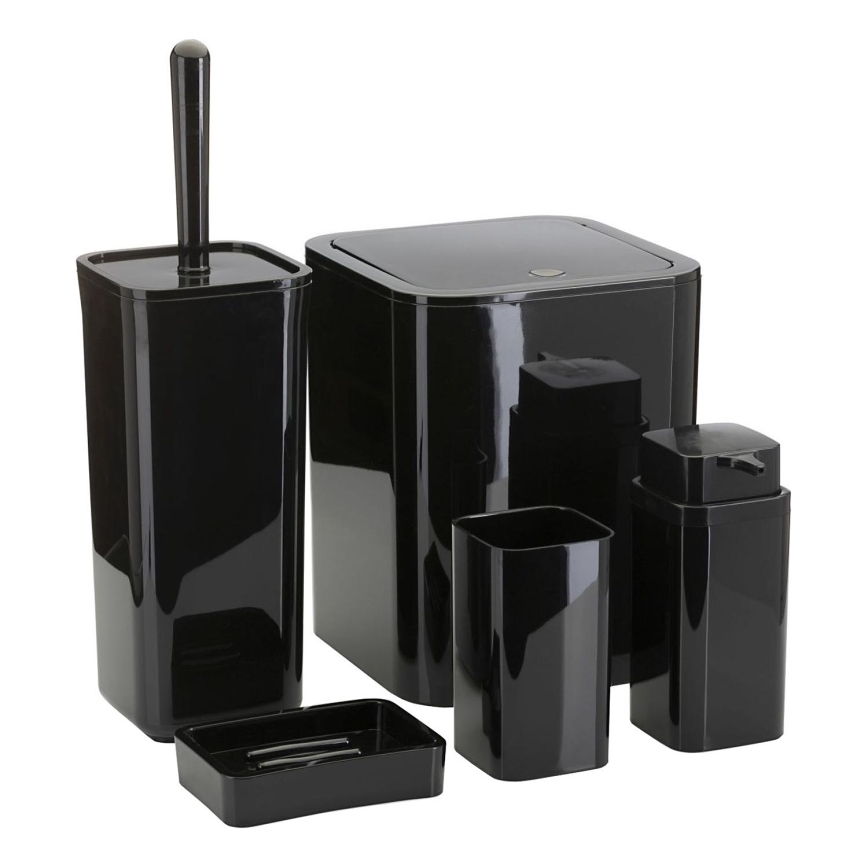 Σετ μπάνιου SIERRA 5 τμχ μαύρο