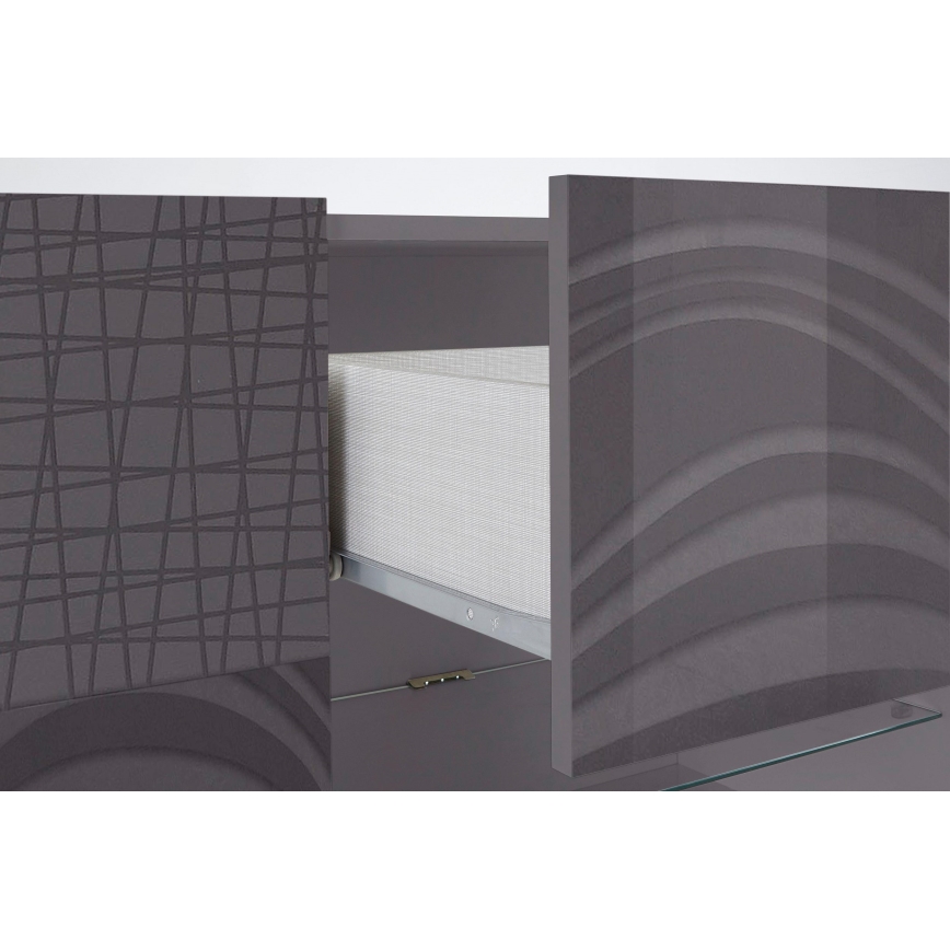 Συρταριέρα ARIA ανθρακί