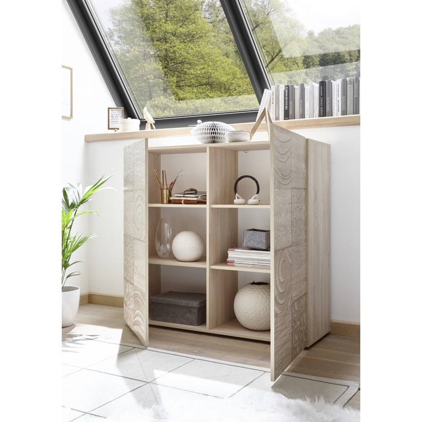 Συρταριέρα ARIA σε απόχρωση Sonoma δρυός