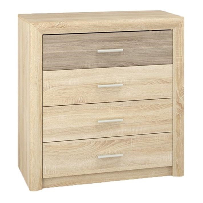 Συρταριέρα ARNIKA 94x92 εκ. σε χρώμα δρυς Sonoma