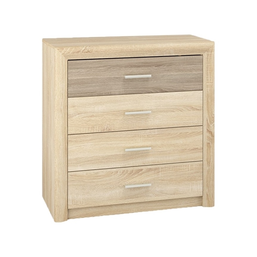 Συρταριέρα ARNIKA 94x92 εκ. σε χρώμα δρυς Sonoma