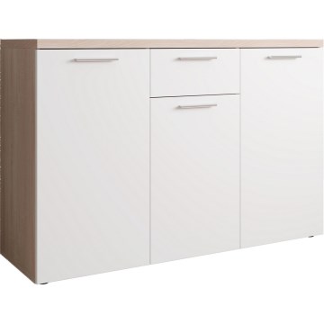 Συρταριέρα BRUNO σε απόχρωση Sonoma δρυός/λευκή