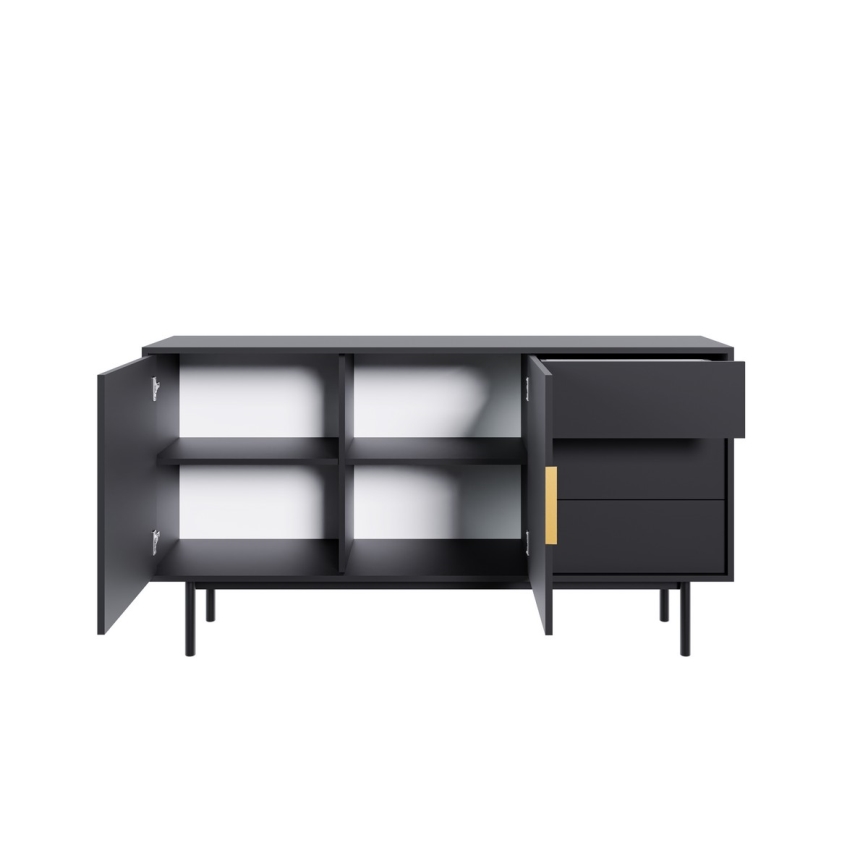 Συρταριέρα ELI 154x82x39 cm μαύρη