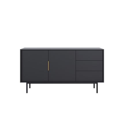Συρταριέρα ELI 154x82x39 cm μαύρη