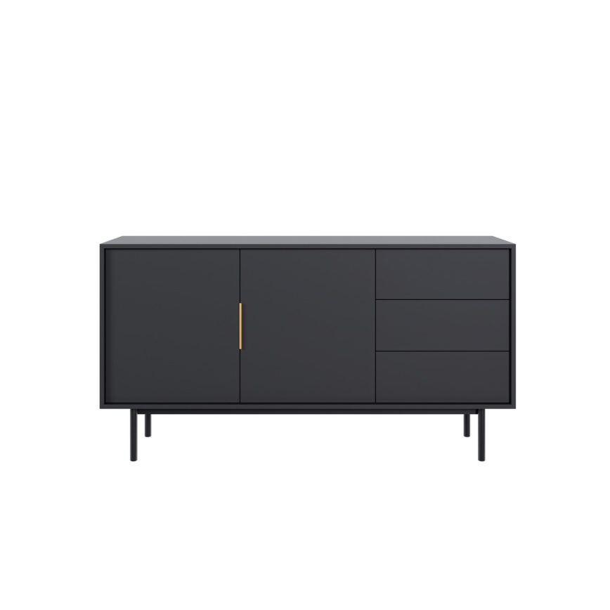 Συρταριέρα ELI 154x82x39 cm μαύρη