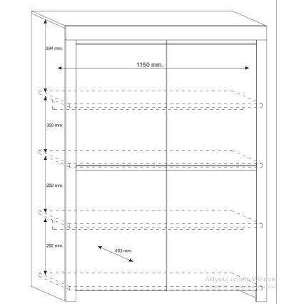 Συρταριέρα FINERA λευκή