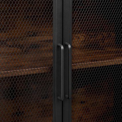 Συρταριέρα FIRA μαύρη/καφέ