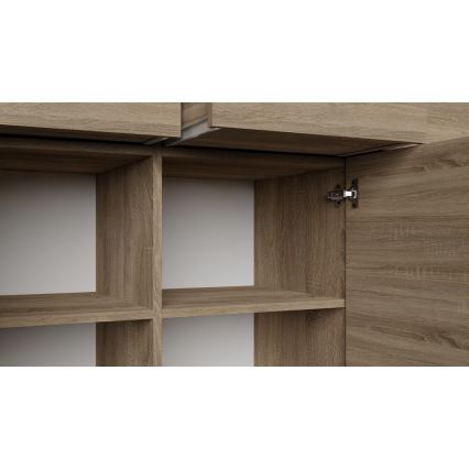 Συρταριέρα HOPE 120x78x35 εκ. σε απόχρωση Sonoma δρυός