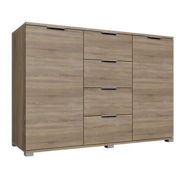 Συρταριέρα HOPE 120x78x35, δρυς Sonoma