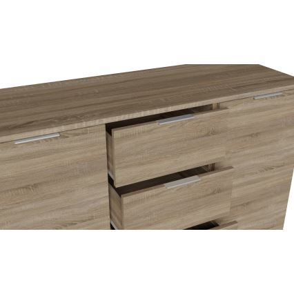 Συρταριέρα HOPE 120x78x35, δρυς Sonoma