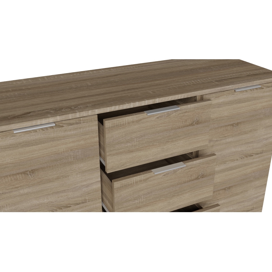 Συρταριέρα HOPE 120x78x35, δρυς Sonoma