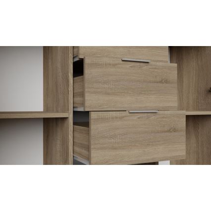 Συρταριέρα HOPE 120x78x35, δρυς Sonoma