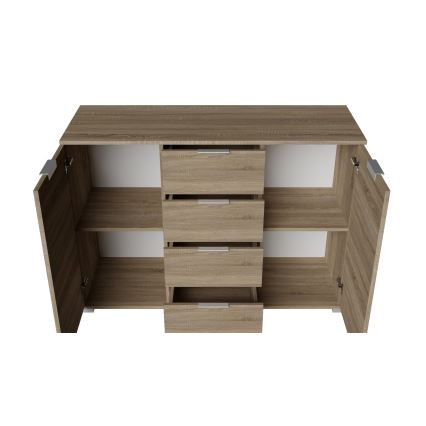 Συρταριέρα HOPE 120x78x35, δρυς Sonoma
