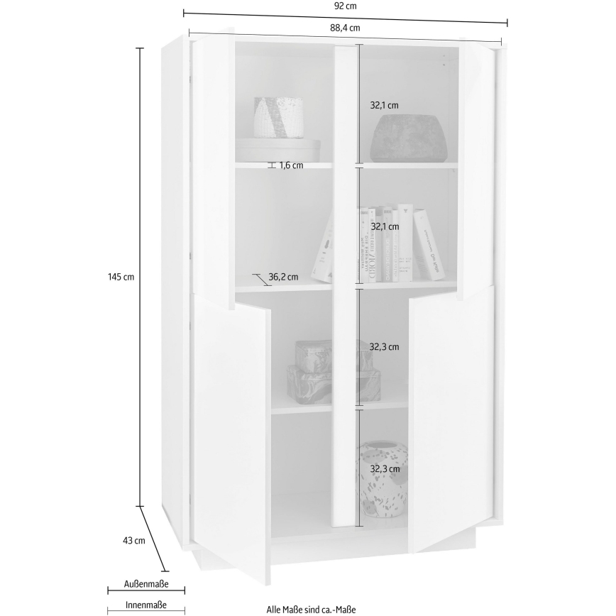 Συρταριέρα IDEA λευκή