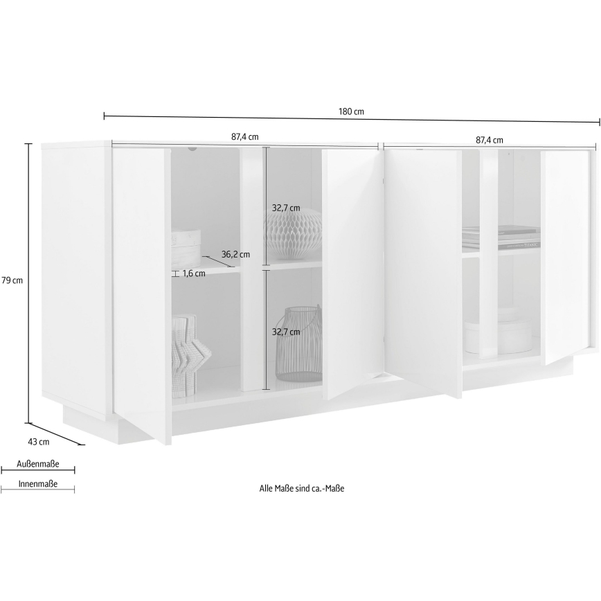 Συρταριέρα IDEA λευκή