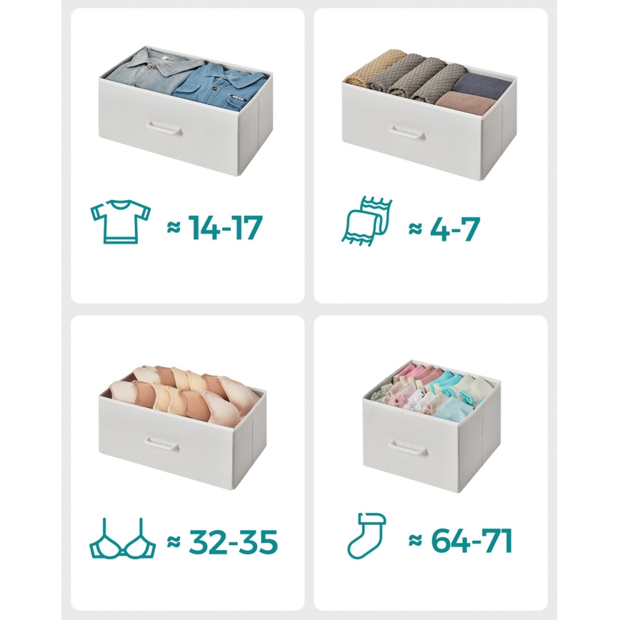 Συρταριέρα KIRA λευκή/καφέ