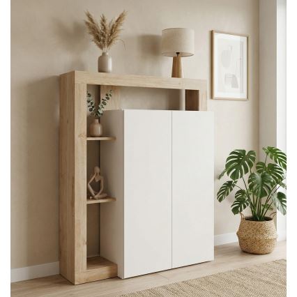 Συρταριέρα LENOR σε απόχρωση κασμίρ/καφέ